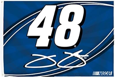 Jimmie Johnson #48 3x5 SIGNATURE Flag w/grommets RR Outdoor House Banner Nascar Racing