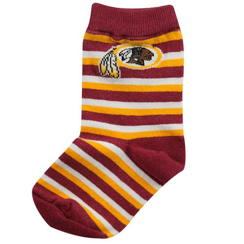 Washington Redskins Toddler Sport Stripe Socks - Burgundy/Gold
