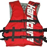 Hardcore Universal Adult Life Jacket Vest - Red & Black