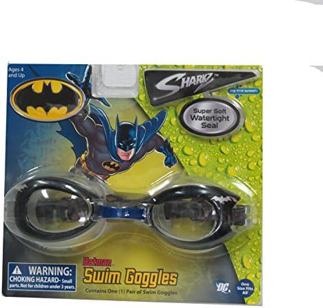 Youth Sharkz Batman Swim Goggles Adjustable Fit