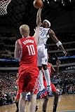 Houston Rockets v Dallas Mavericks: Jason Terry and Chase Budinger Photographic Poster Print by Glenn James, 16x24