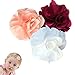 Toddler Carnation Wispy Clippy Hair Clip - Best No Slip Barrette for Fine Hair (Pack1:Hot pink/Pink/White)