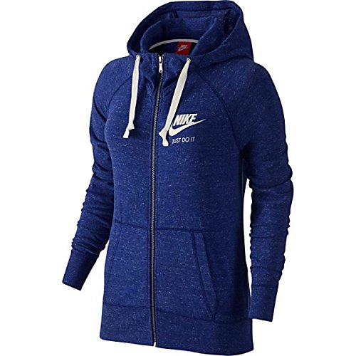 ナイキ アウター パーカ＆スウェット Nike Women's Gym Vintage Full Zip Hoodie Dp Royal B [並行輸入品]