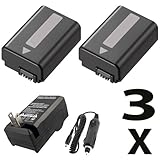 Sony NP-FW50 Equivalent Replacement Battery (2Pcs - Generic) + Replacement  ....