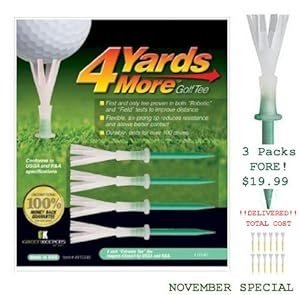 4 Yards More Golf Tee