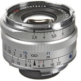 Lens Ikon Wide Angle 35mm f 2.8 C Biogon T ZM Manual Focus Lens in Silver