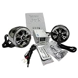 Shark SHKMSDHRS6160  250w Motorcycle Audio w/ 2 speakers + FM splash proof remote