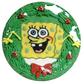 Color-A-Cookie SpongeBob Christmas Wreath, 18-Count Package