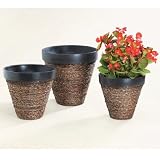 Bali Round Planters (set of 3)