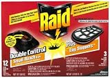 Raid Double Control Small Roach Baits Plus Egg Stoppers - 15 Baits