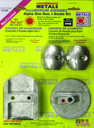 PerfMetals BRAVO 2&3 ANODE KIT 10061A (Image for Reference)