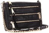Rebecca Minkoff Mini 5 Zip 10CICOCF12 Clutch,Black,One Size
