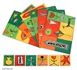 Placemats and coasters, 'Comic Book Fantasy' (set of 6)