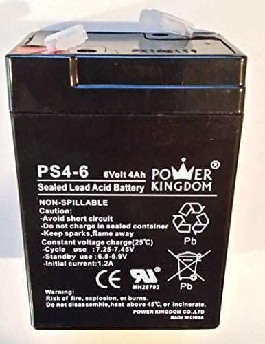 6V 4AH POWER KIMGDOM PS4-6 Exit Sign Battery