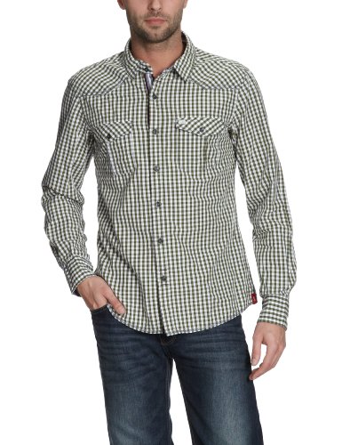 edc by ESPRIT Herren Freizeithemd, kariert 091CC2F014 