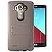 LG G4 Case - VENA Legacy [Dual Layer Protection |Shock Absorption] Heavy Duty Cover with Kickstand [+1 HD Clear Screen Protector] for LG G4 2015 (Compatible With Leather LG G4) (Metallic Bronze (Gunmetal) & Black)