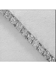 14K White Gold Diamond Bracelet