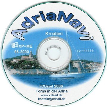 Die AdriaNavi CD 3.0 - Küste und Inseln von Kroatien