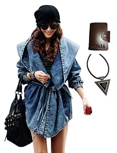 〔 エンヘルア 〕 enHelA ウォッシュ G ジー ジャン デニム ジャケット コート ブルゾン アウター コー デ ディ ネート カジュアル レディース 着こなし 【 全部で3つセット 】