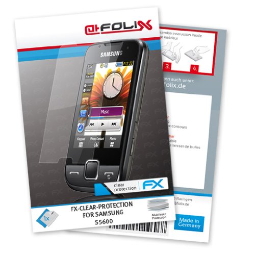 FoliX FX-Clear Displayschutzfolie f&uuml;r Samsung S5600