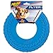 Nerf Dog Rubber Tire Flyer Dog Toy, Frisbee, Lightweight, Durable, Floats in Water, Great for Beach and Pool, 10 Inch Diameter, for Medium/Large Breeds, Single Unit, Blue