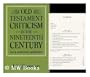 Old Testament Criticism in the Nineteenth Century: England and Germany