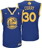 Stephen Curry Blue Adidas Revolution 30 NBA Replica Golden State Warriors Youth Jersey