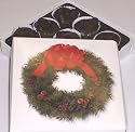 Scott's Cakes 1/2 lb. Dark Chocolate Raisin Cluster in a Wreath Box