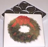 Scott's Cakes 1/2 lb. Dark Chocolate Raisin Cluster in a Wreath Box