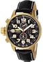 Men's Lefty Chronograph Black Leather