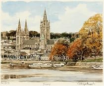 Portrait of Britain, Truro - River, Cornwall, Framed