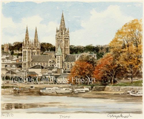 Portrait of Britain, Truro - River, Cornwall, Framed