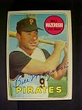 Bill Mazeroski Pittsburgh Pirates #335 1969 Topps Signed Baseball Card
