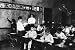 Art Poster, Students and Teacher in Public School Classroom - 27.5 x 18.75