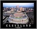 Cleveland Browns - Browns Stadium Aerial - Lg - Plaque Mounted & Laminated Print