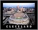 Cleveland Browns - Browns Stadium Aerial - Lg - Wood Mounted Poster Print