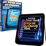NEW LED Writing Menu Message Board by Trademark HomeT - Black (Home and Garden)