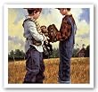 Talking It Over by Jim Daly 12"x16" Art Print Poster