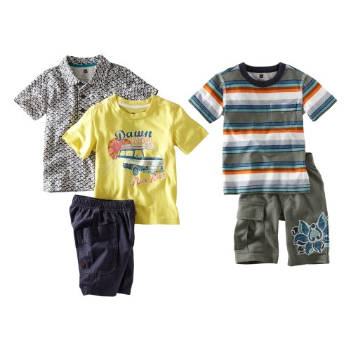 Tea Collection BabyBoys Infant Dawn Patrol 5Piece Set, Multi, Small