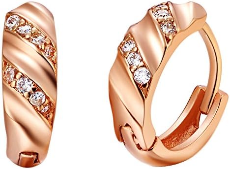 Fashion Jewelry Copper with Platinum Plated Stud Earrings GY18KR537