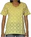 Womens Top Comfort Casual Clothes Cotton Fabric Chikan Style Size S (ctop335)