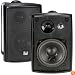 Dual LU43PB 4-Inch 3-WAY 100 Watt Indoor/outdoor Speakers (Black)