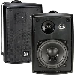 Dual LU43PB Indoor/Outdoor Speakers (Black)