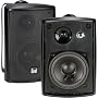 5 1/4" Black 3-WAY 100 Watt Indoor/outdoor Loudspeakers