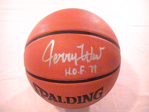 JERRY WEST SIGNED AUTOGRAPHED BASKETBALL LOS ANGELES LAKERS COA + HOLOGRAM