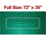 Trademark Poker Texas Hold'em Layout 36-Inch x 72-Inch