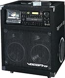 VocoPro TWISTER II 250 Watts Digital Key Control CD/CDG Cassette System
