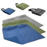 Siesta Blanket Tote 57X57in. Water-Resistant Blanket w/ Fleece Top (Dark Gray)