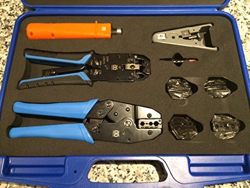 Complete Professional Networking and Coax Crimping Tool Kit