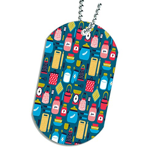 Kitchenware Dog Tag Necklace